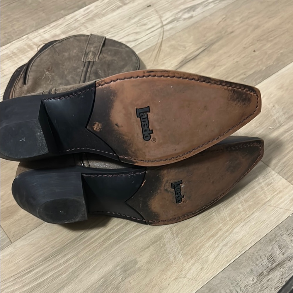 Laredo Men's Tan Leather Western Boots
